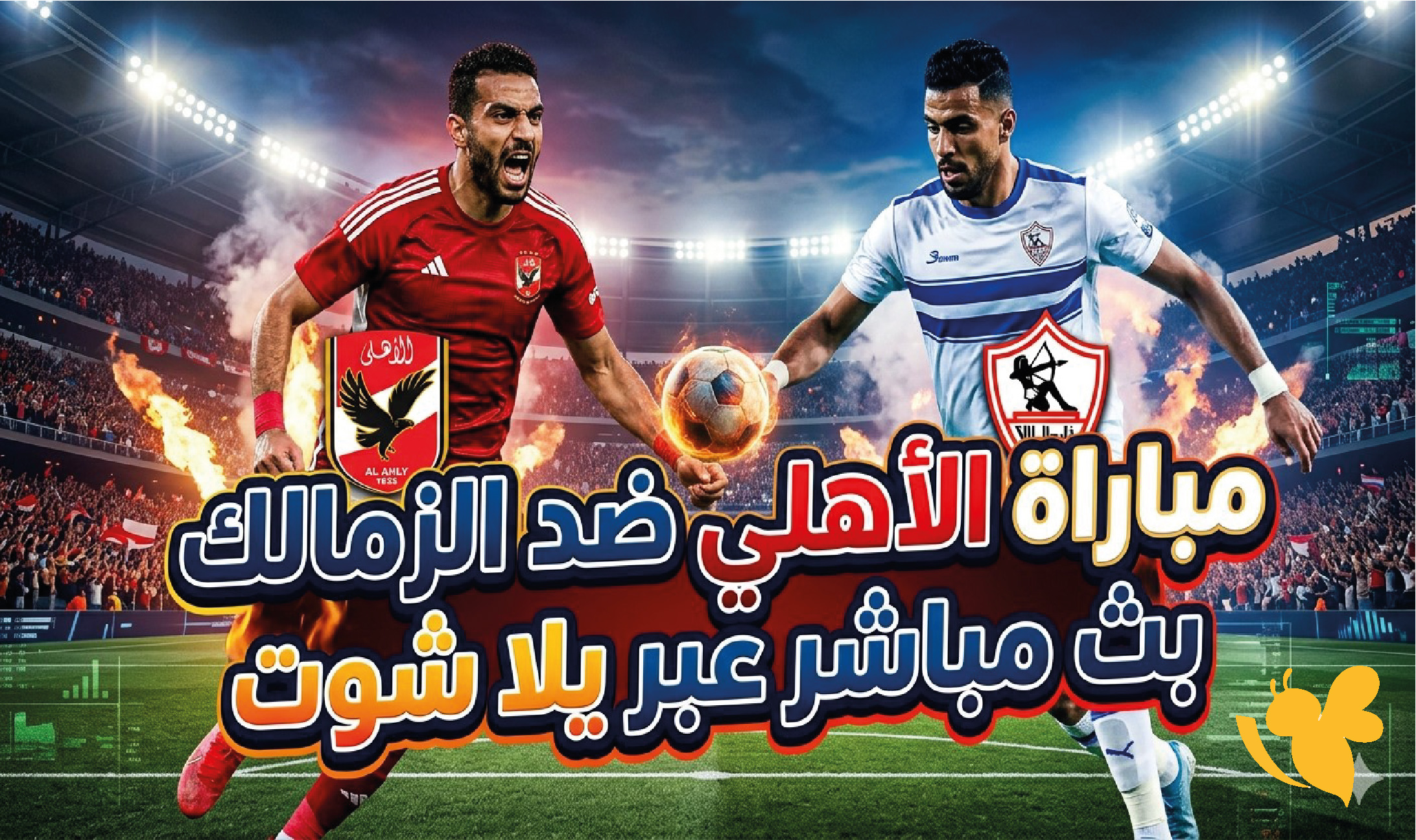 Yalla Shoot البث المباشر لمباراة الأهلي ضد&nbsp;الزمالك في الدوري المصري
