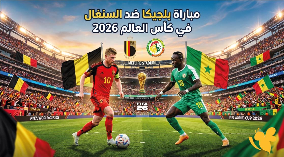 Koora English شاهد مباراة بلجيكا ضد السنغال بث مباشر في كأس العالم 2026