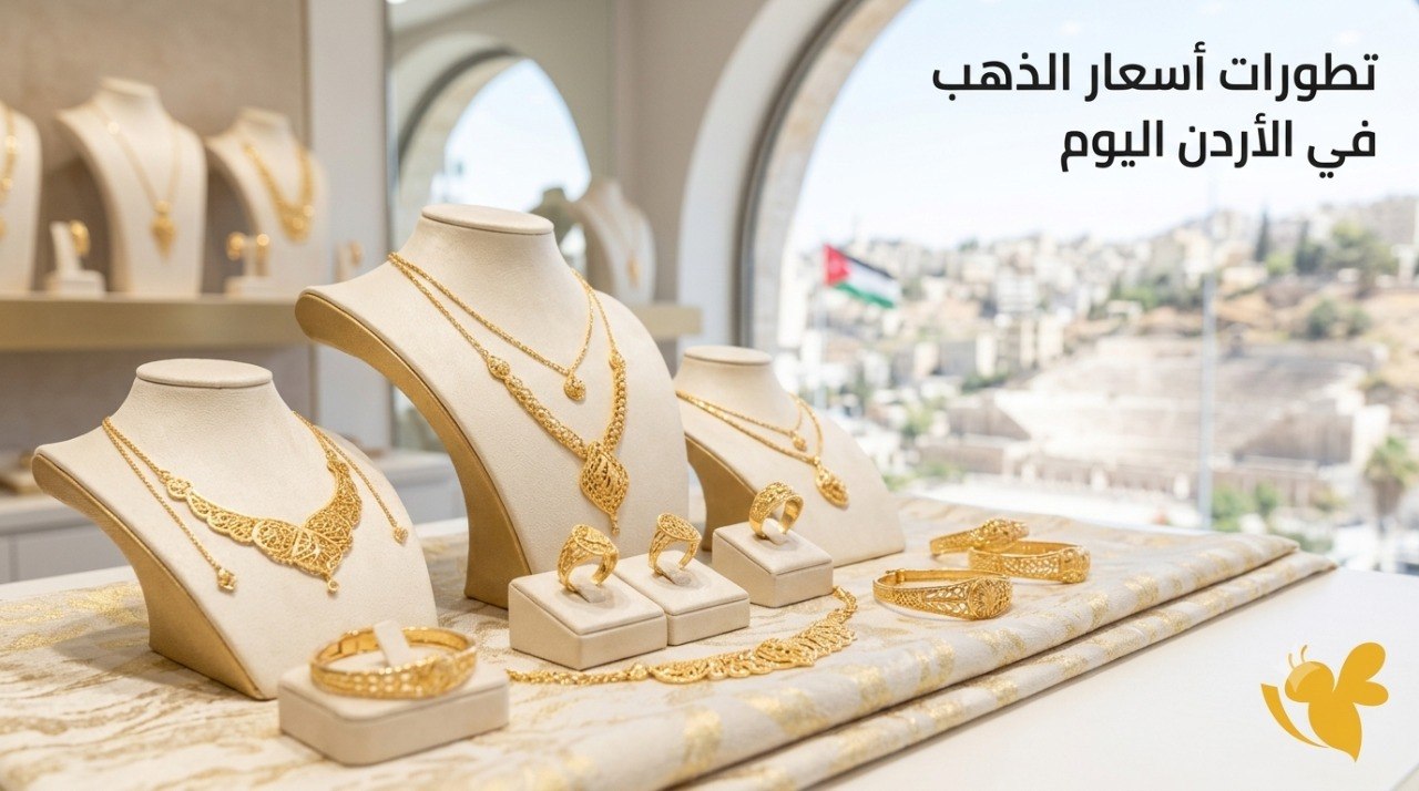 تحديث أسعار الذهب في الأردن اليوم 1 يوليو 2026.. عيار 21 يتراجع