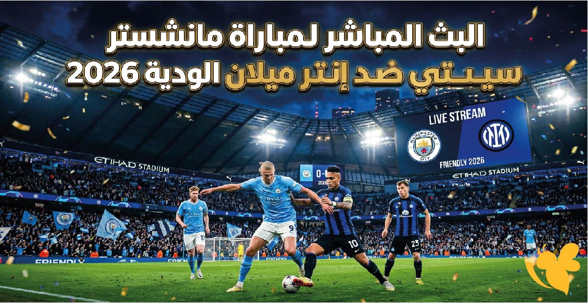 Yalla Shoot مشاهدة البث المباشر&nbsp;لمباراة مانشستر سيتي ضد إنتر ميلان الودية 2026