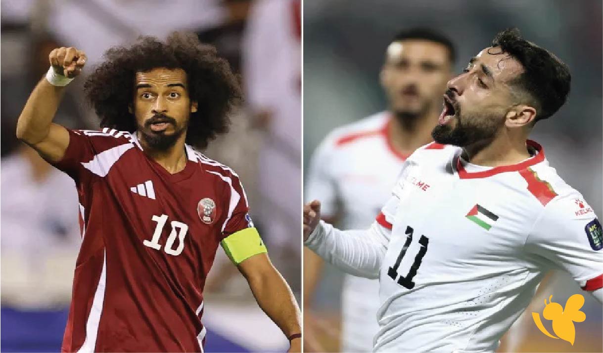 ترقبوا البث المباشر لمباراة قطر ضد فلسطين في كأس العرب 2025 اليوم&nbsp;