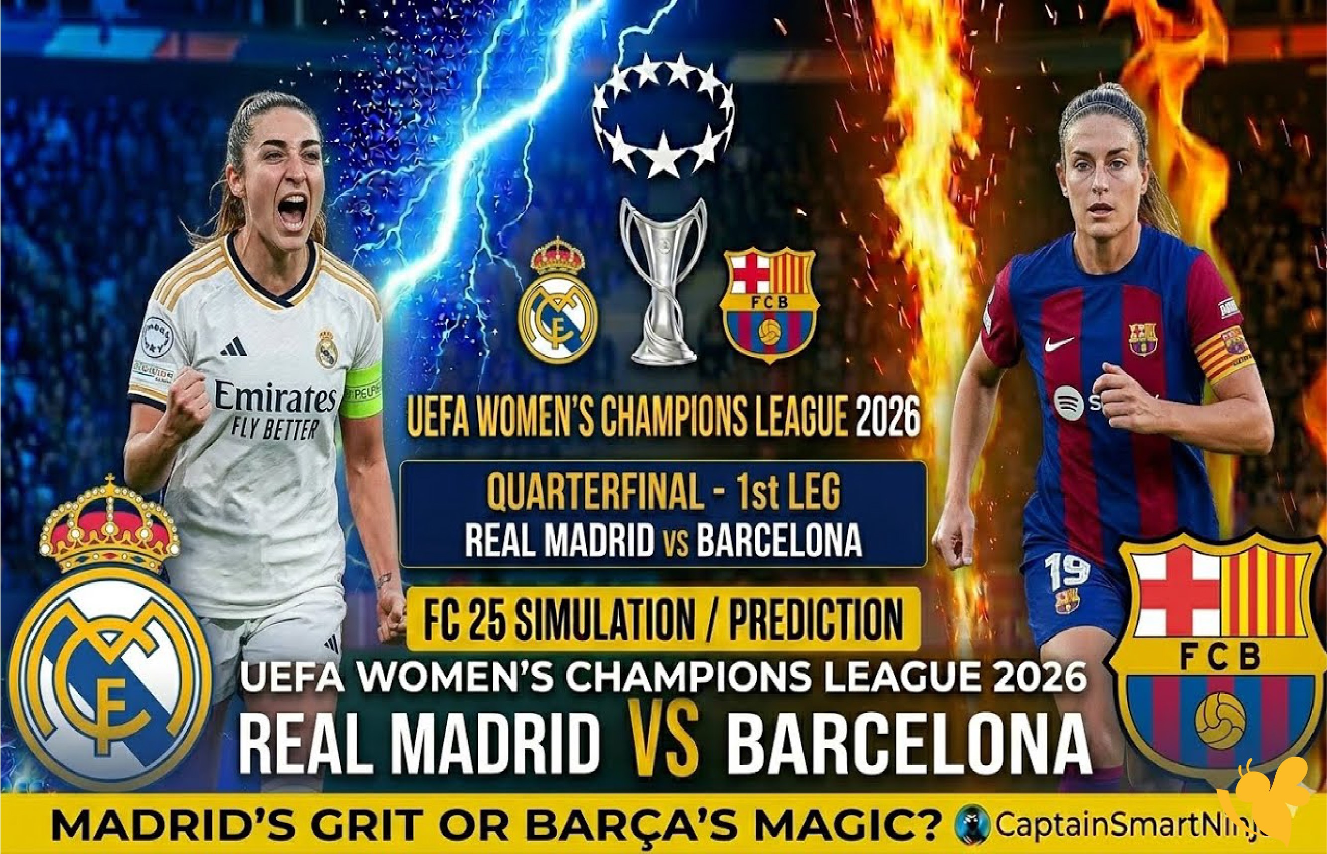 استعدوا لمشاهدة مباراة برشلونة ضد ريال مدريد للسيدات في دوري أبطال أوروبا 2026