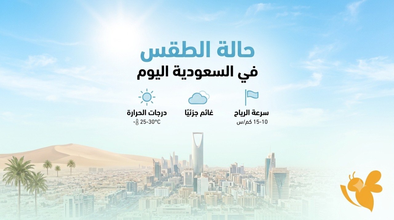 حالة الطقس اليوم في المملكة.. درجات حرارة تقترب من 46 درجة
