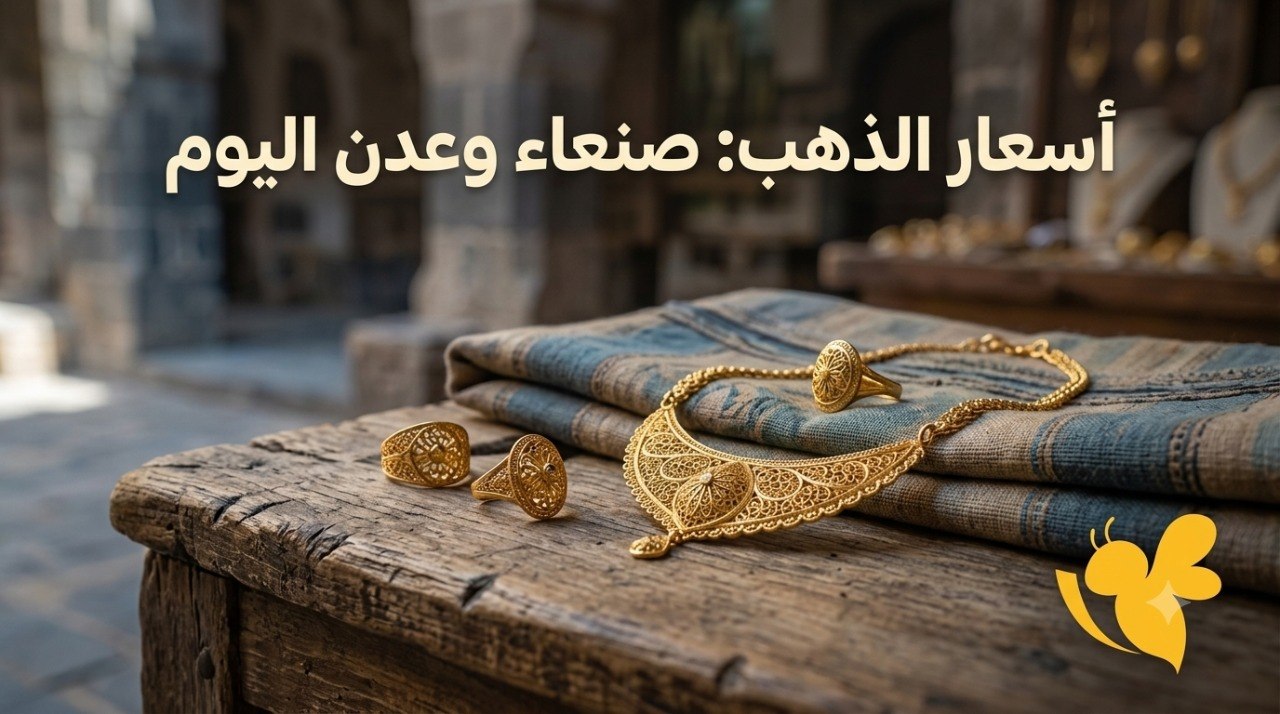 أسعار الذهب اليوم في اليمن.. هل تستمر الفروق بين صنعاء وعدن؟ أسعار الذهب اليوم في اليمن.. هل تستمر الفروق بين صنعاء وعدن؟