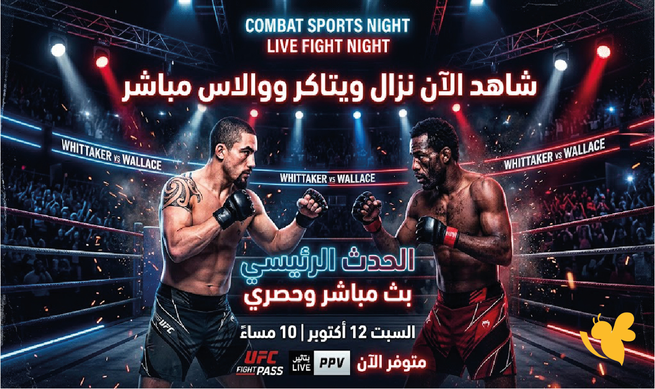 الآن.. مشاهدة بث مباشر نزال بن ويتاكر ضد كونور والاس وحمزة أودين