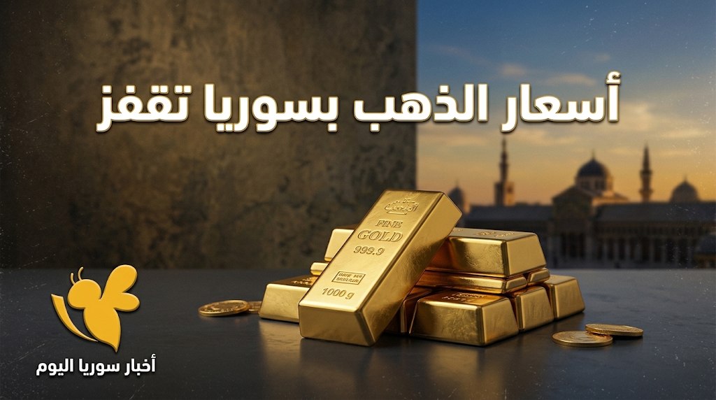 أسعار الذهب اليوم في سوريا.. عيار 21 عند 1.61 مليون ليرة
