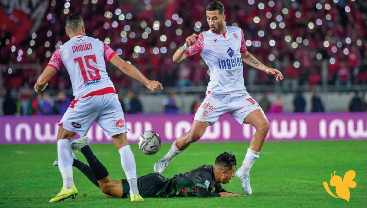 مواجهة حاسمة في الدوري المغربي: موعد مباراة الوداد الرياضي ضد الجيش الملكي