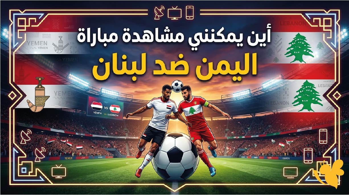 أين يمكنني مشاهدة مباراة اليمن ضد لبنان؟ اليكم القنوات الناقلة والموعد بالتفصيل