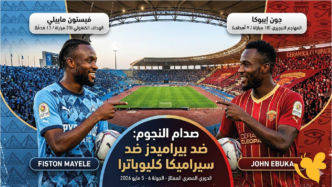 تفاصيل مباراة بيراميدز ضد سيراميكا كليوباترا اليوم في الدوري المصري الممتاز