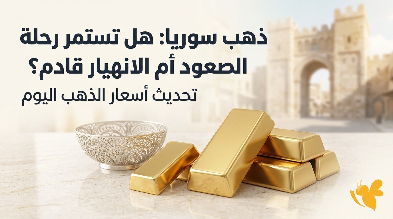 سعر الذهب اليوم في سوريا.. استقرار الأعيرة مع ارتفاع الذهب عالميًا