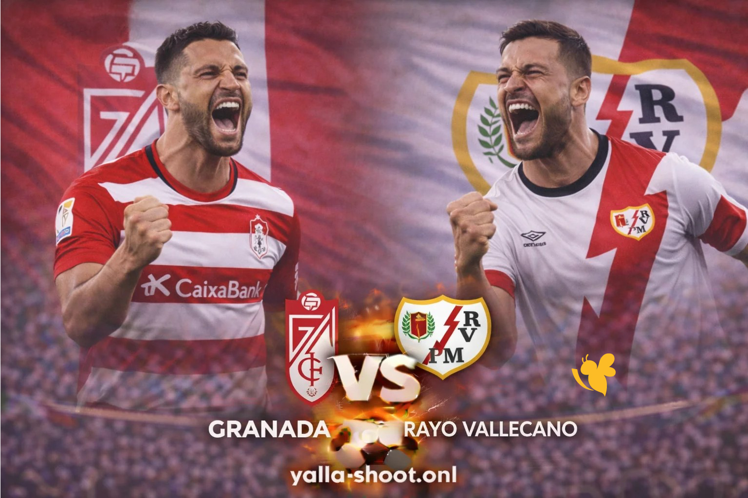 لا تفوت مشاهدة مواجهة نارية بين غرناطة ورايو فاييكانو ضمن دور الـ32 من كأس ملك إسبانيا!