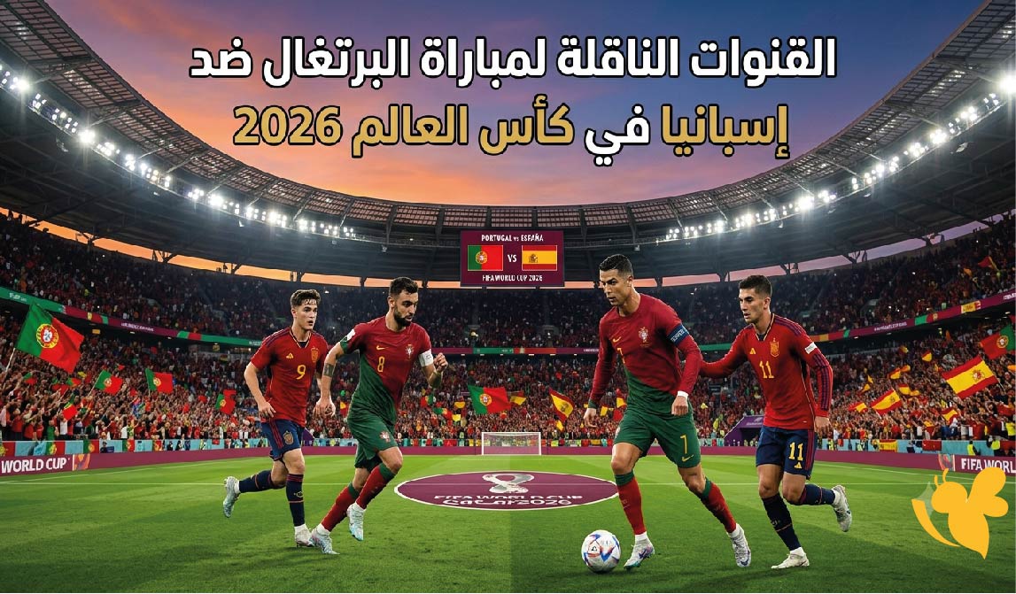 اليكم القنوات الناقلة المفتوحة لمباراة البرتغال ضد إسبانيا في كأس العالم 2026