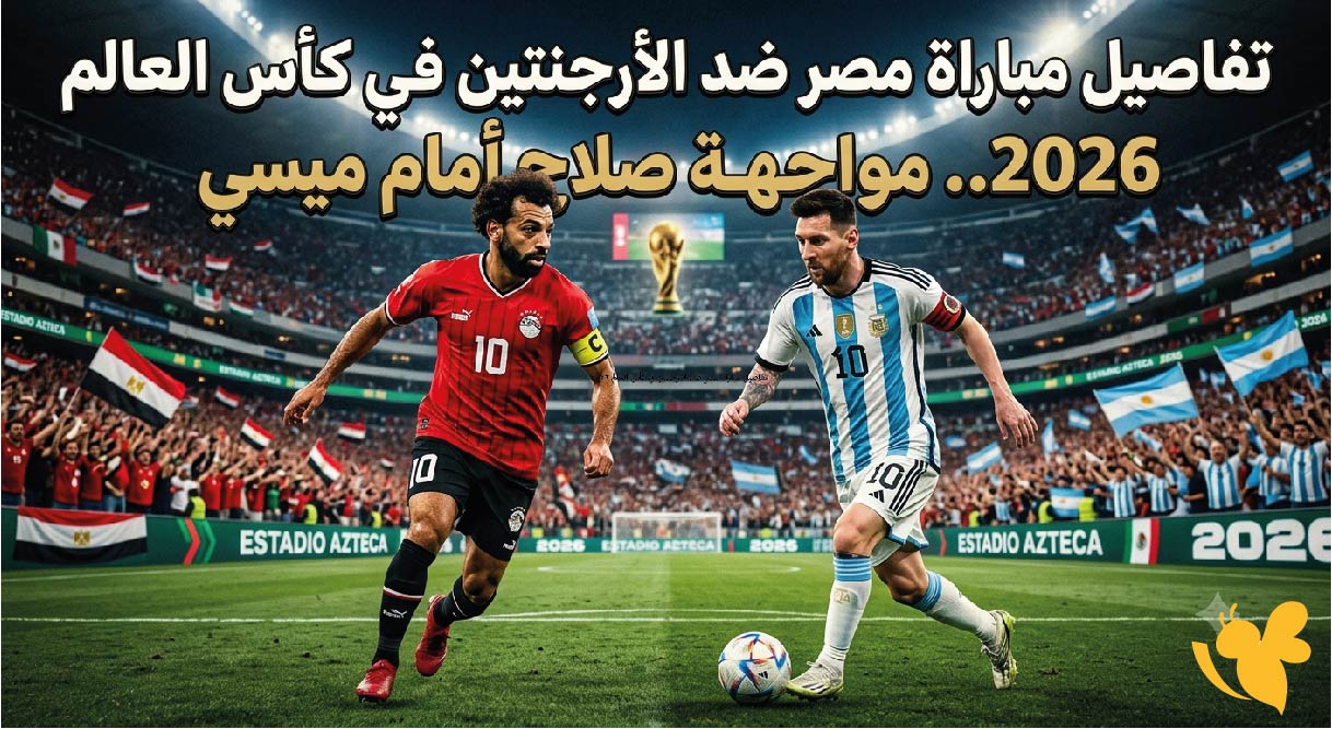 تفاصيل مباراة مصر ضد الأرجنتين في كأس العالم 2026.. مواجهة صلاح أمام ميسي