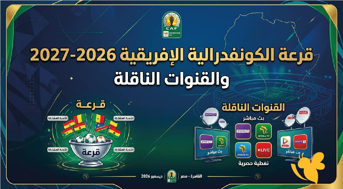 موعد قرعة الكونفدرالية الإفريقية 2026-2027 والقنوات الناقلة والفرق المشاركة