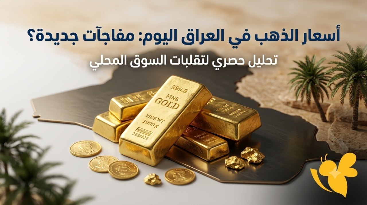 هل ارتفعت أسعار الذهب في العراق؟ تعرف على أحدث أسعار الأعيرة اليوم.
