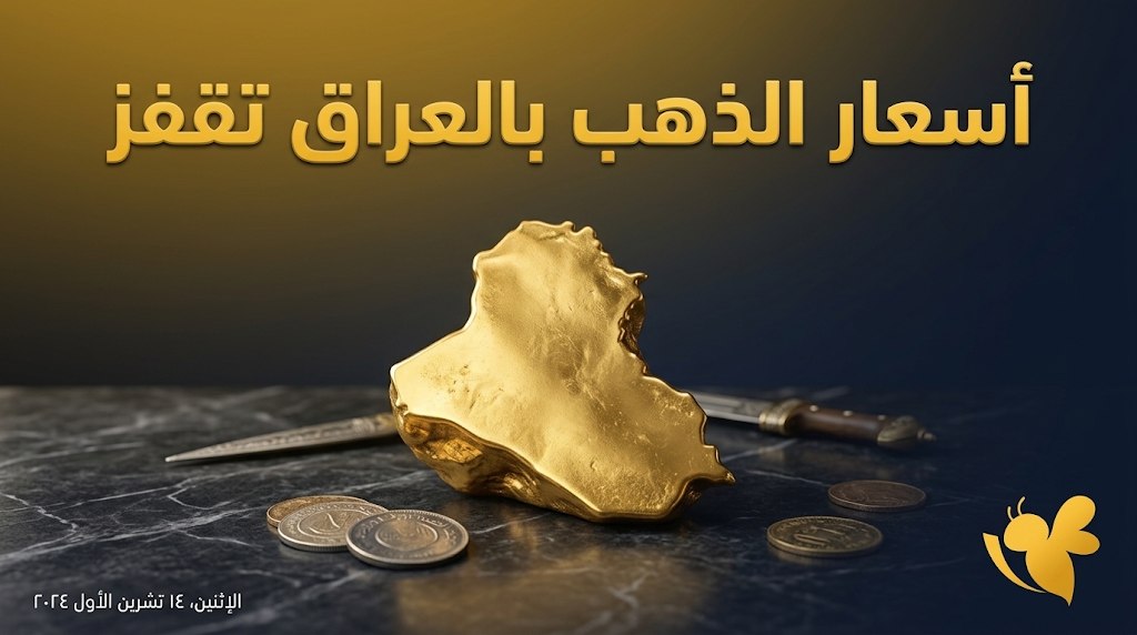 هبوط أسعار الذهب في العراق اليوم.. سعر المثقال والأونصة وعيار 21
