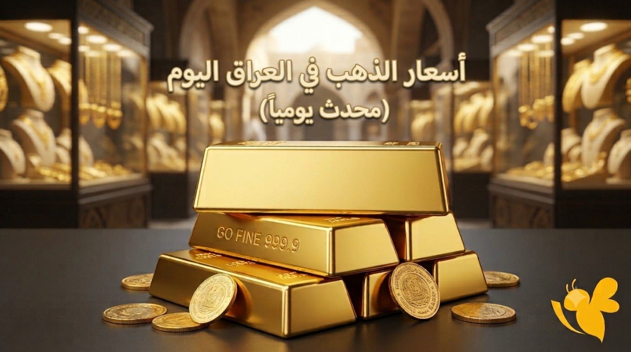 أسعار الذهب اليوم في العراق.. كم سجل عيار 21 و24 بعد التراجع؟