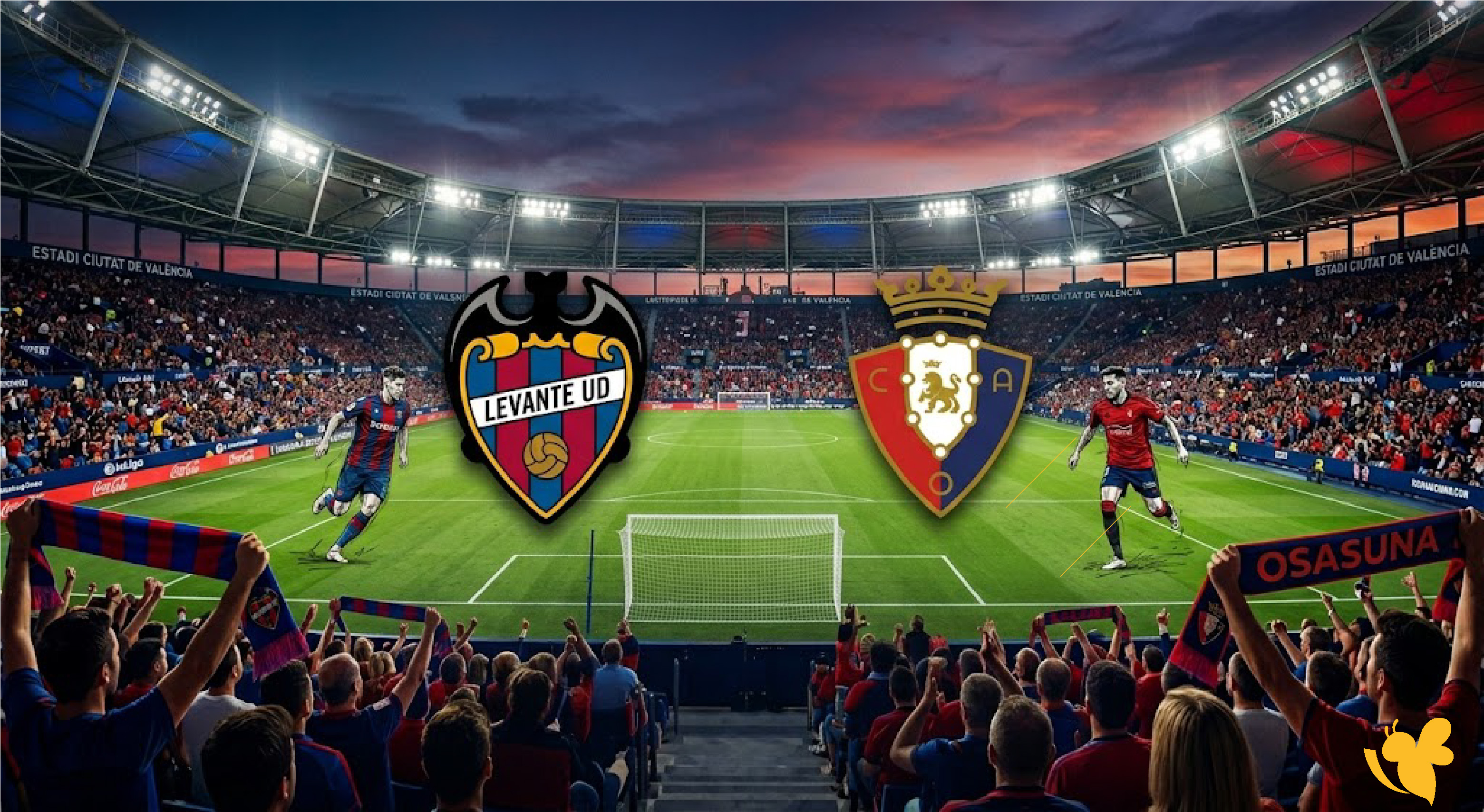 تفاصيل موعد مباراة ليفانتي وأوساسونا&nbsp;في الدوري الإسباني 2026