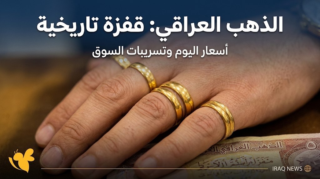 سعر مثقال الذهب في العراق اليوم.. مفاجأة في أسعار عيار 21