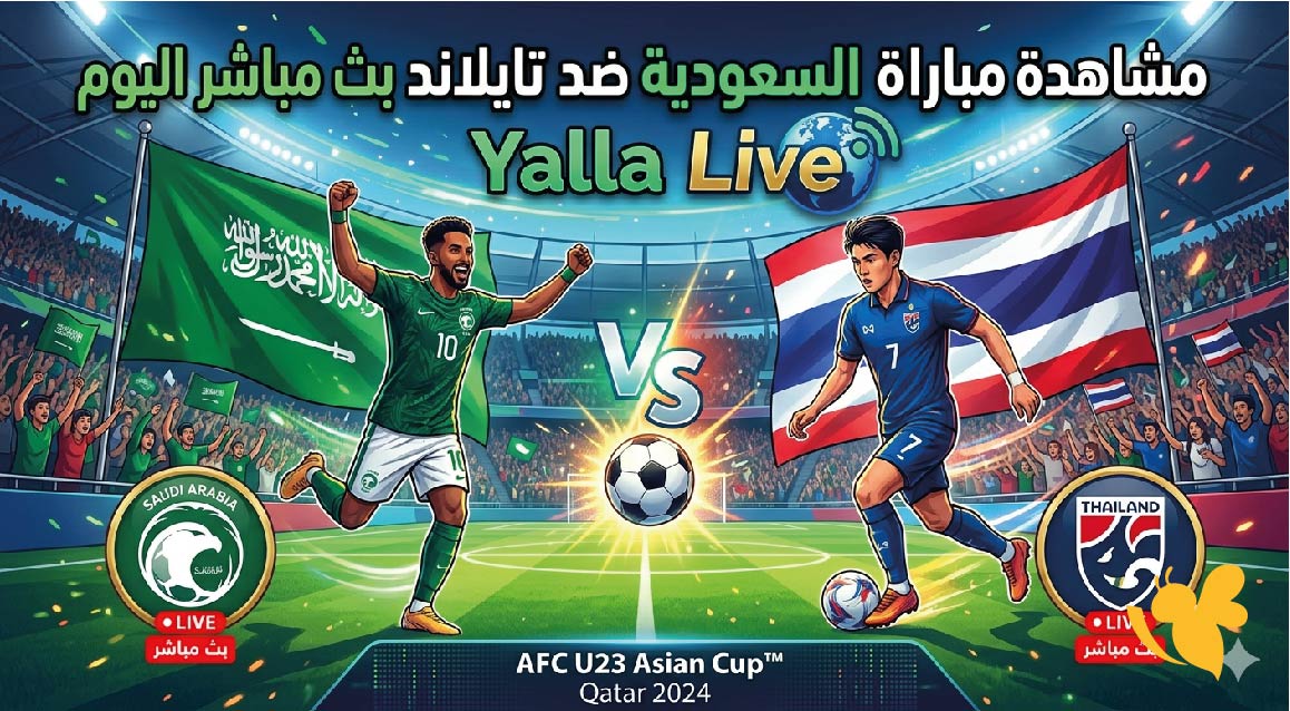 Yalla Live مشاهدة&nbsp;مباراة السعودية ضد تايلاند بث مباشر اليوم بدون تقطيع في كأس آسيا&nbsp;