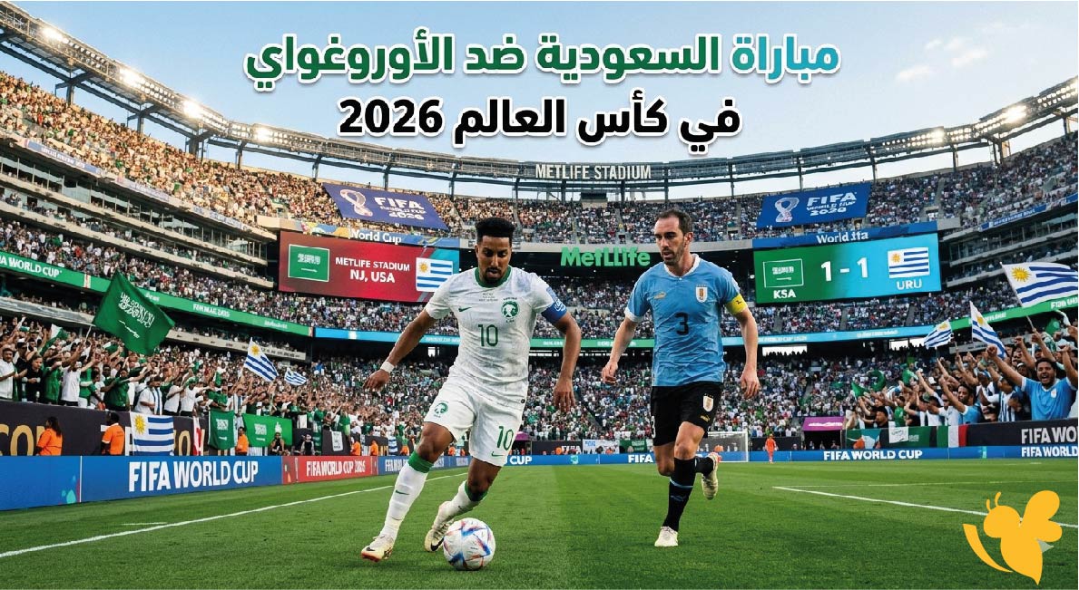 القمة المنتظرة: السعودية ضد الأوروغواي في كأس العالم 2026 (الموعد والتفاصيل كاملة)