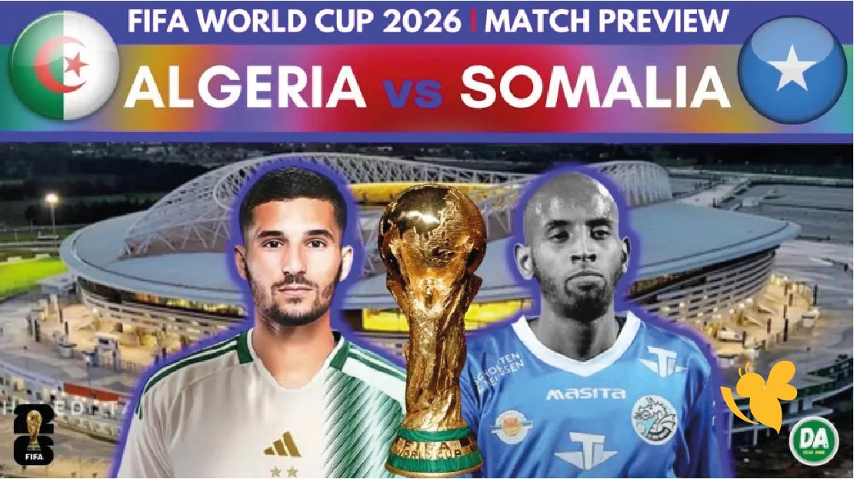 رابط مشاهدة البث المباشر لمباراة الجزائر ضد الصومال في تصفيات كأس العالم 2026 رابط مشاهدة البث المباشر لمباراة الجزائر ضد الصومال في تصفيات كأس العالم 2026