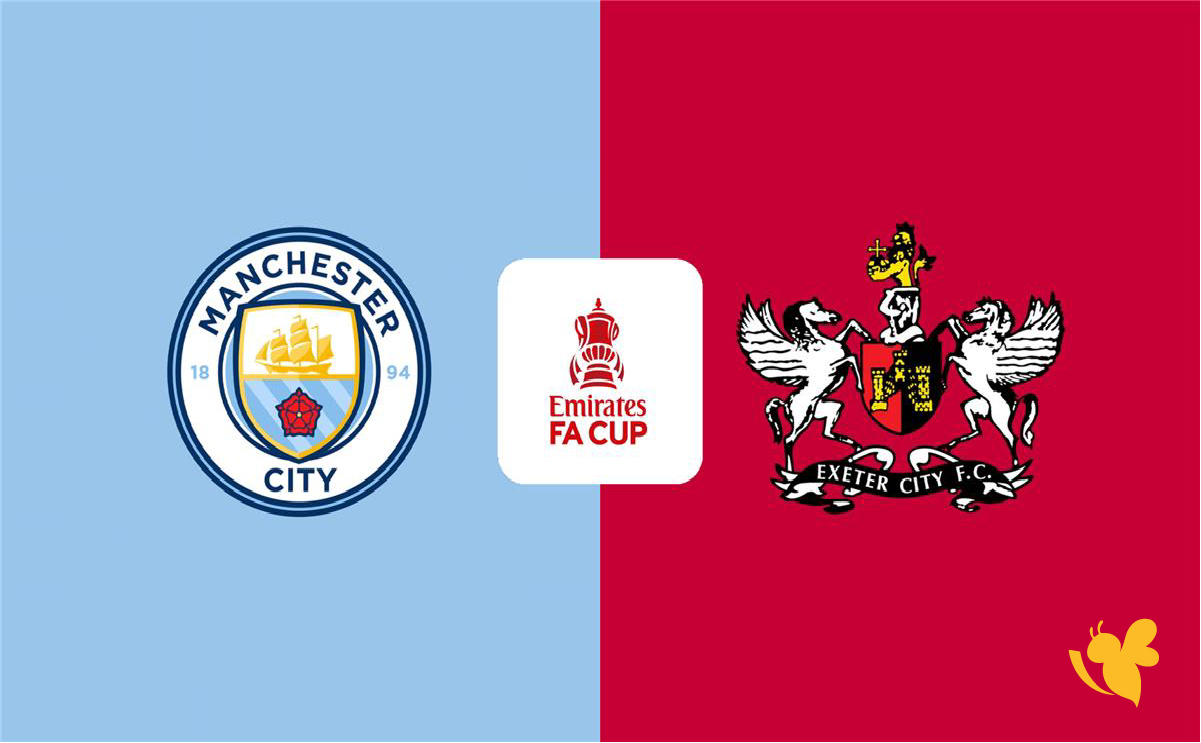 استمتعوا بمشاهدة مباراة إكستر سيتي ضد مانشستر سيتي لكأس الاتحاد الإنجليزي بث مباشر