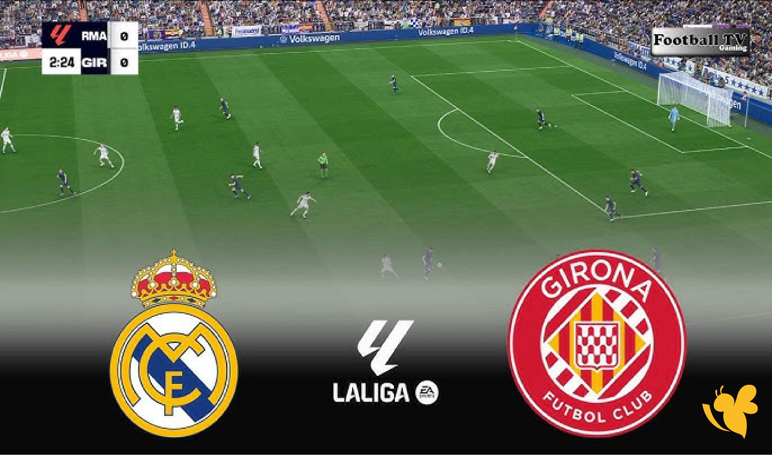 حصرياً ترقبوا مباراة ريال مدريد ضد جيرونا بث مباشر في الدوري الإسباني بجودة عالية