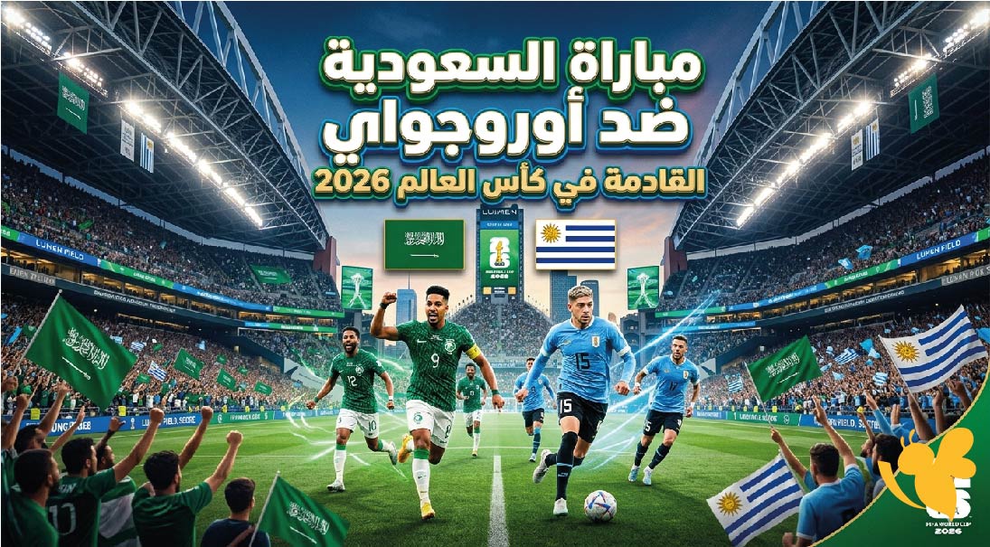مواجهة مرتقبة : اليكم موعد مباراة السعودية ضد أوروجواي&nbsp;القادمة في كأس العالم 2026