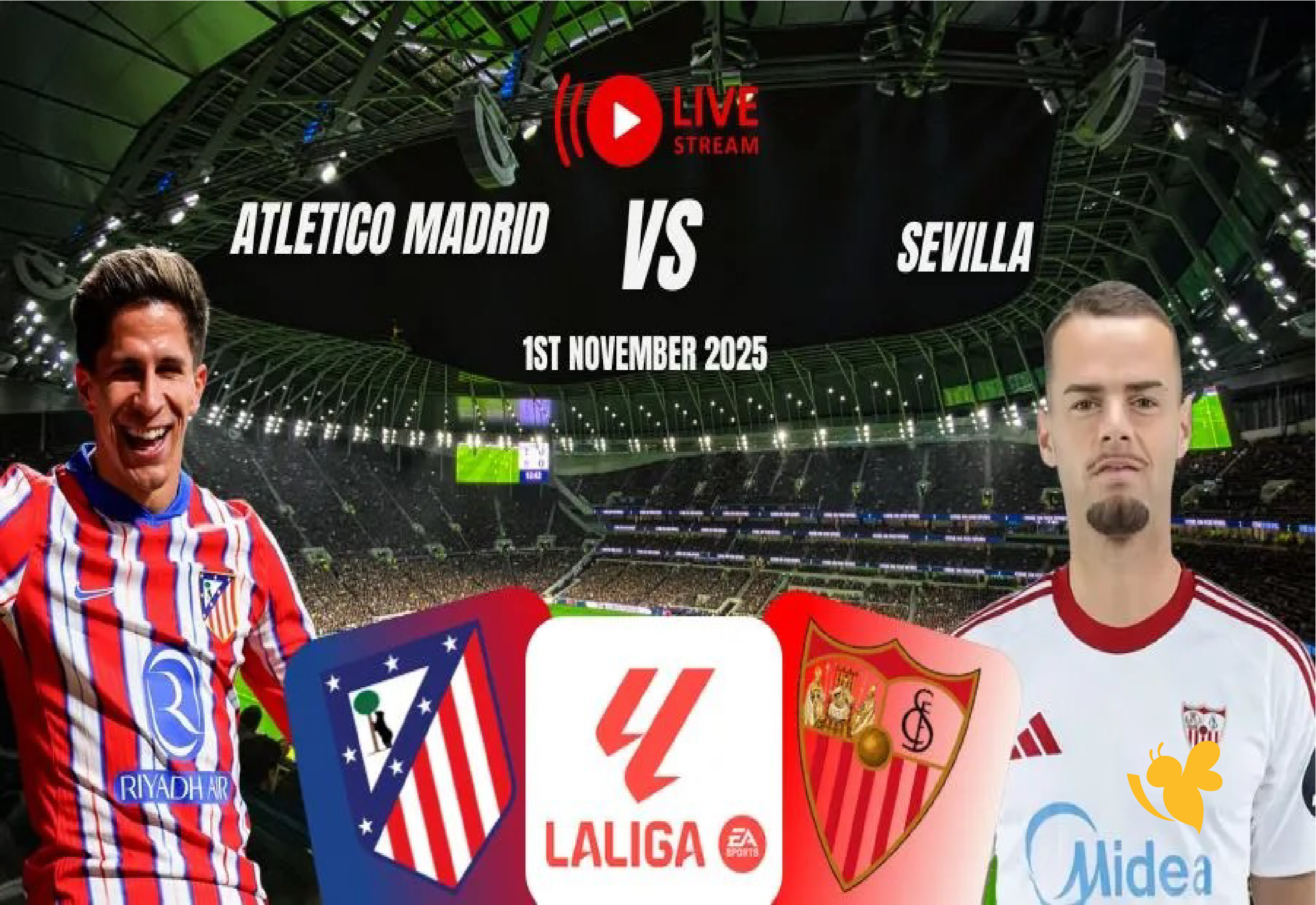 Yalls Shoot مشاهدة&nbsp;مباراة إشبيلية ضد أتلتيكو مدريد اليوم بث مباشر باعلى جودة&nbsp;