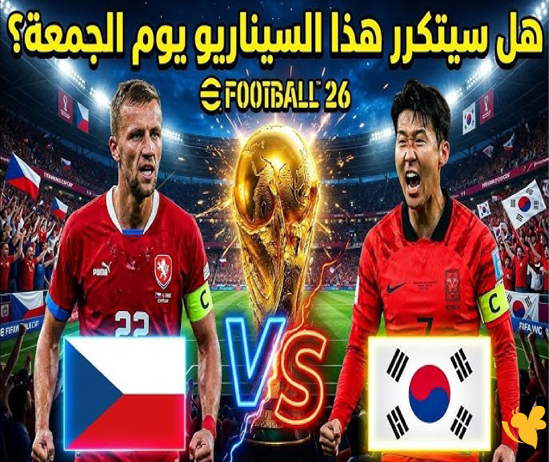استعدوا لمشاهدة مباراة كوريا الجنوبية ضد جمهورية التشيك بث مباشر&nbsp;ضمن منافسات كأس العالم&nbsp;