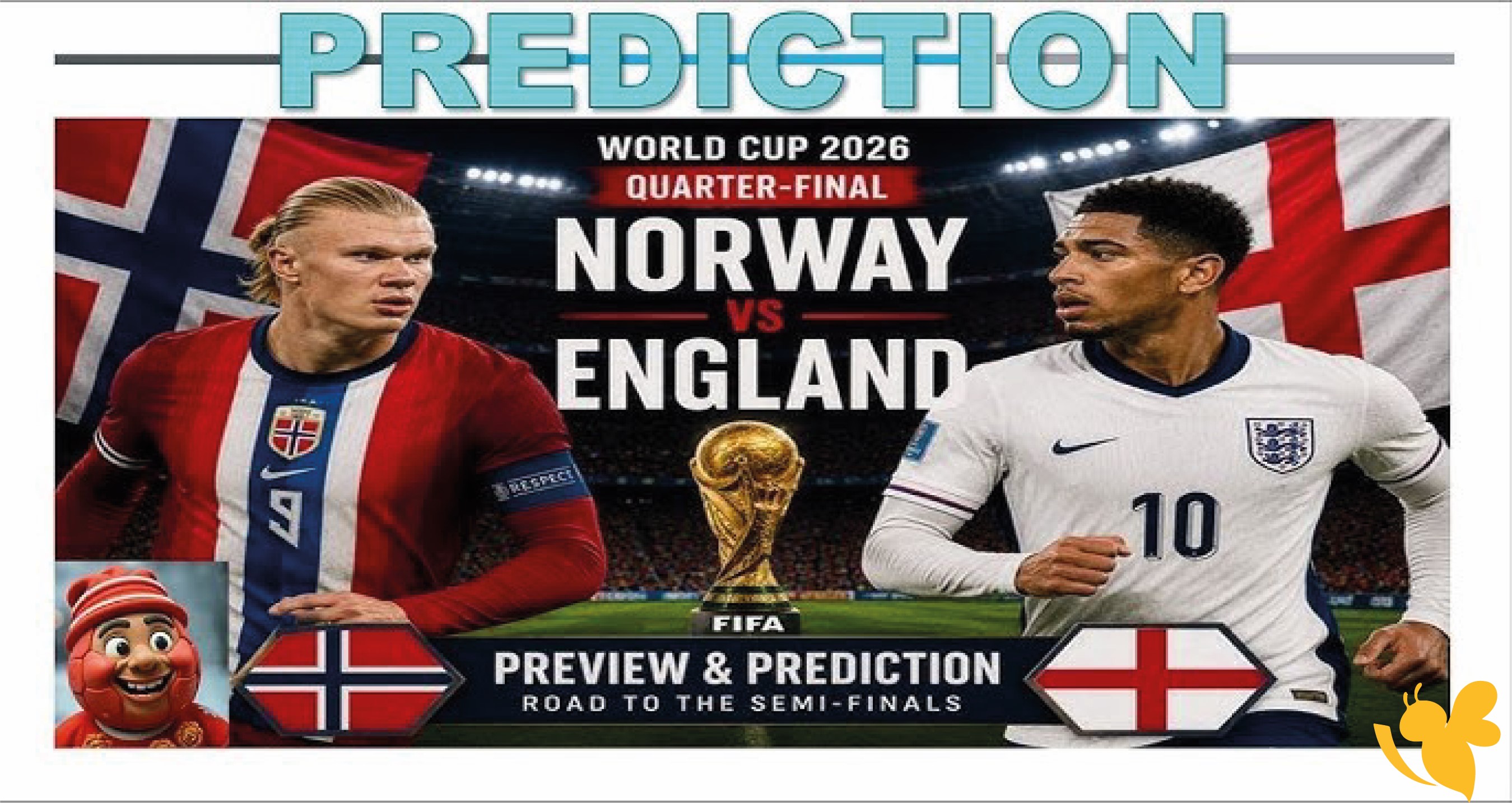 تابع الان بث مباشر مباراة إنجلترا ضد النرويج في كأس العالم 2026