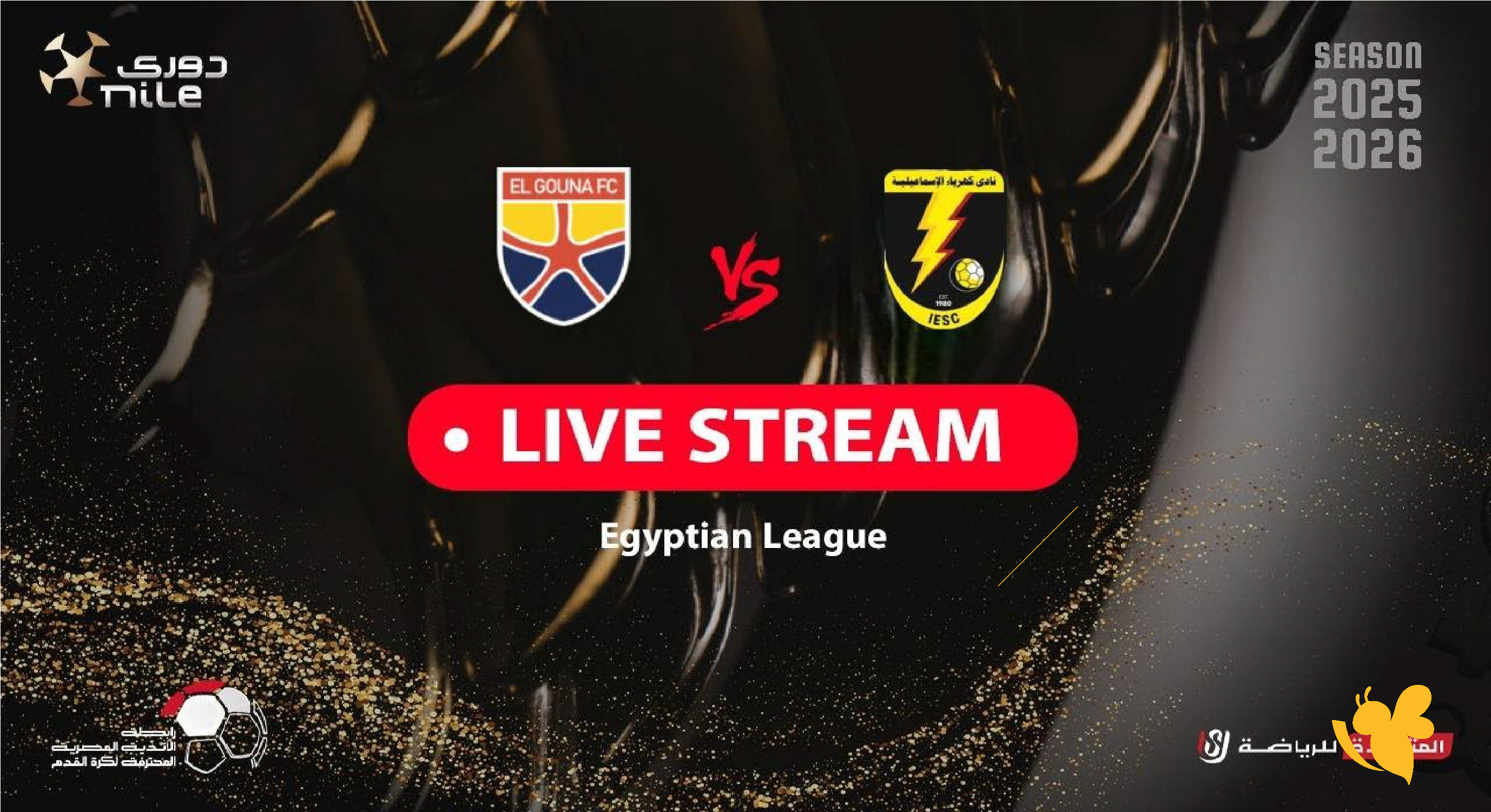 بث مباشر: مباراة الجونة ضد كهرباء الإسماعيلية اليوم في الدوري المصري 2026