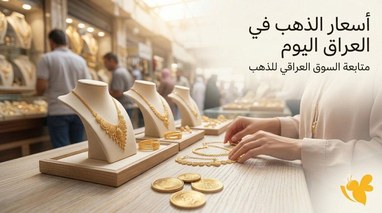 انخفاض طفيف بأسعار الذهب في العراق اليوم.. عيار 21 يحافظ على صدارته انخفاض طفيف بأسعار الذهب في العراق اليوم.. عيار 21 يحافظ على صدارته