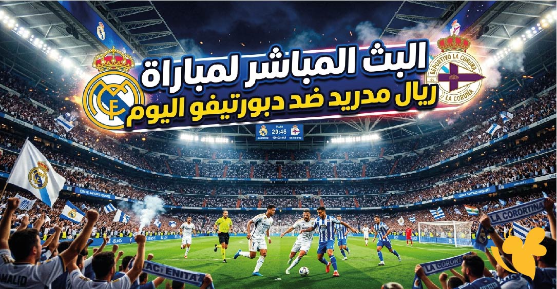 بث مباشر : شاهد مباراة ريال مدريد ضد ديبورتيفو اليوم في&nbsp;كأس تيريزا هيريرا