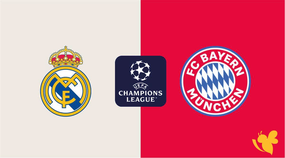 القنوات الناقلة لمباراة ريال مدريد ضد بايرن ميونخ اليوم في دوري أبطال أوروبا
