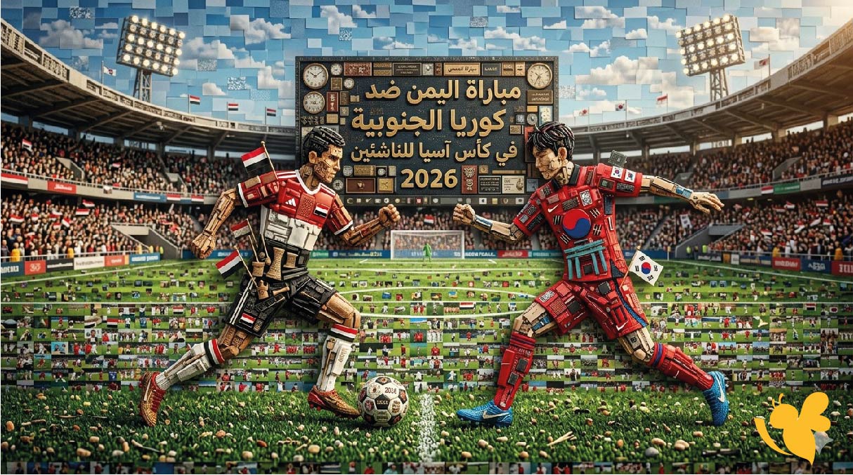 ترقبوا البث المباشر لمشاهدة مباراة اليمن ضد كوريا الجنوبية للناشئين في كأس آسيا