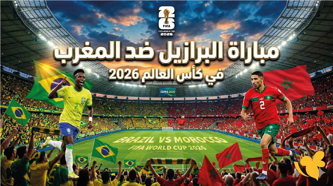 مواجهة نارية: البرازيل ضد المغرب في كأس العالم 2026 الموعد والتفاصيل الكاملة مواجهة نارية: البرازيل ضد المغرب في كأس العالم 2026 الموعد والتفاصيل الكاملة