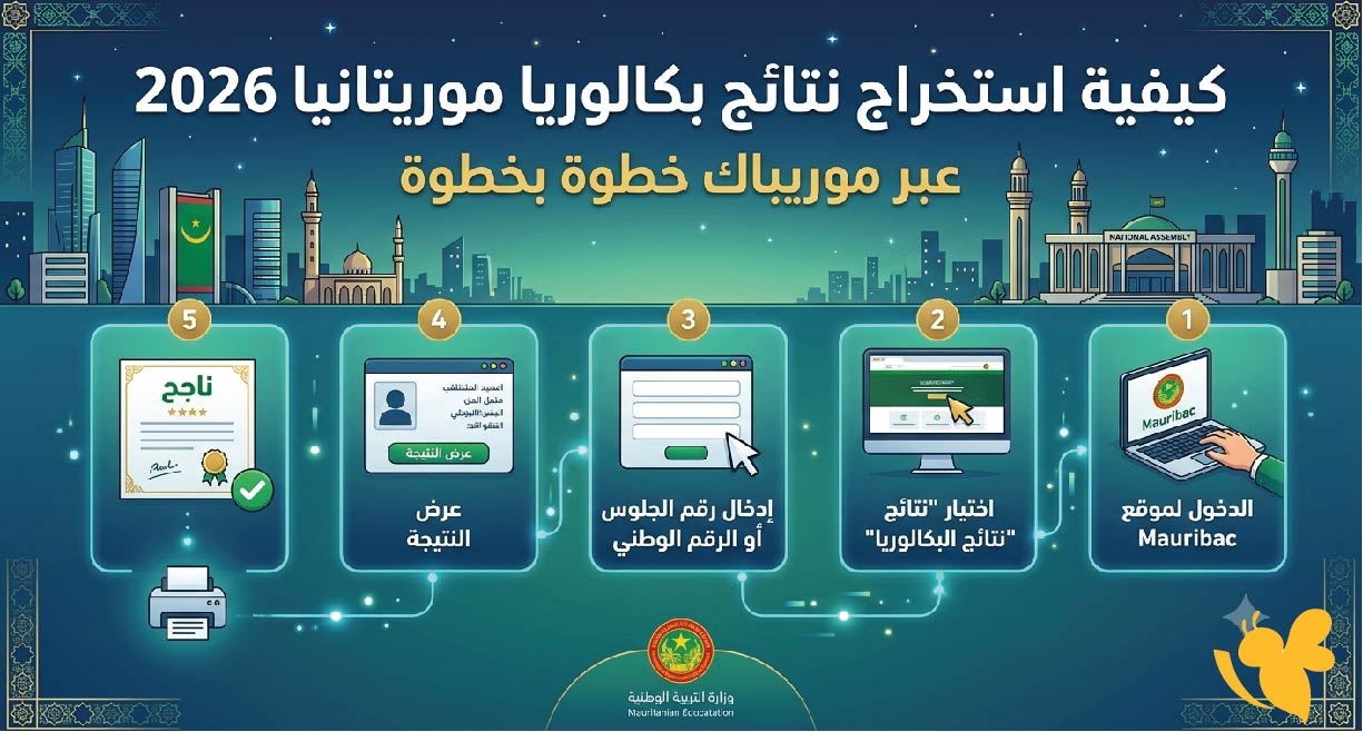 رابط رسمي.. كيفية استخراج نتائج بكالوريا موريتانيا 2026 عبر موريباك خطوة بخطوة