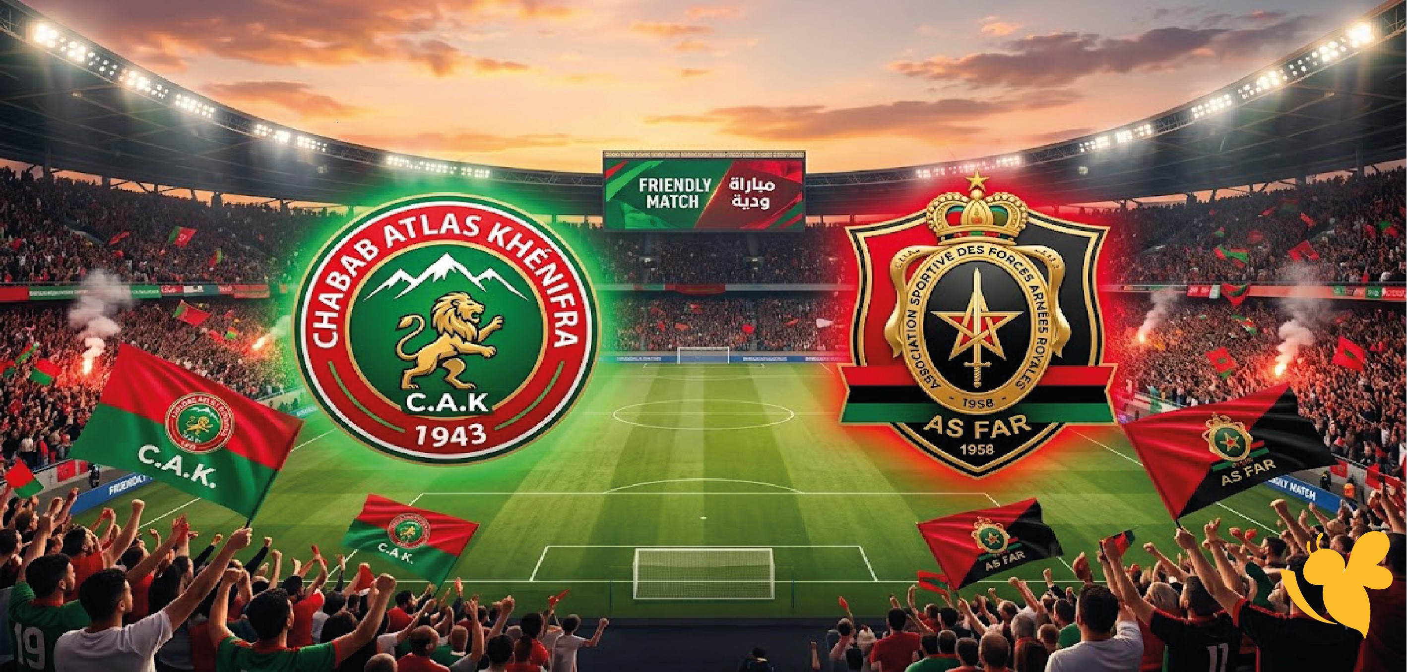 &nbsp;الاتفوتوا مباراة الجيش الملكي ضد أطلس خنيفرة ودياً الان البث المباشر&nbsp;