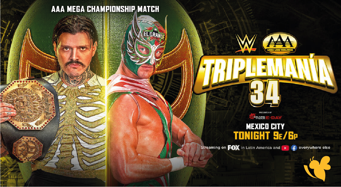 الان شاهد لبث المباشر لنزال TripleMania 34 Night 2.. أبرز مواجهات WWE وAAA الان شاهد لبث المباشر لنزال TripleMania 34 Night 2.. أبرز مواجهات WWE وAAA