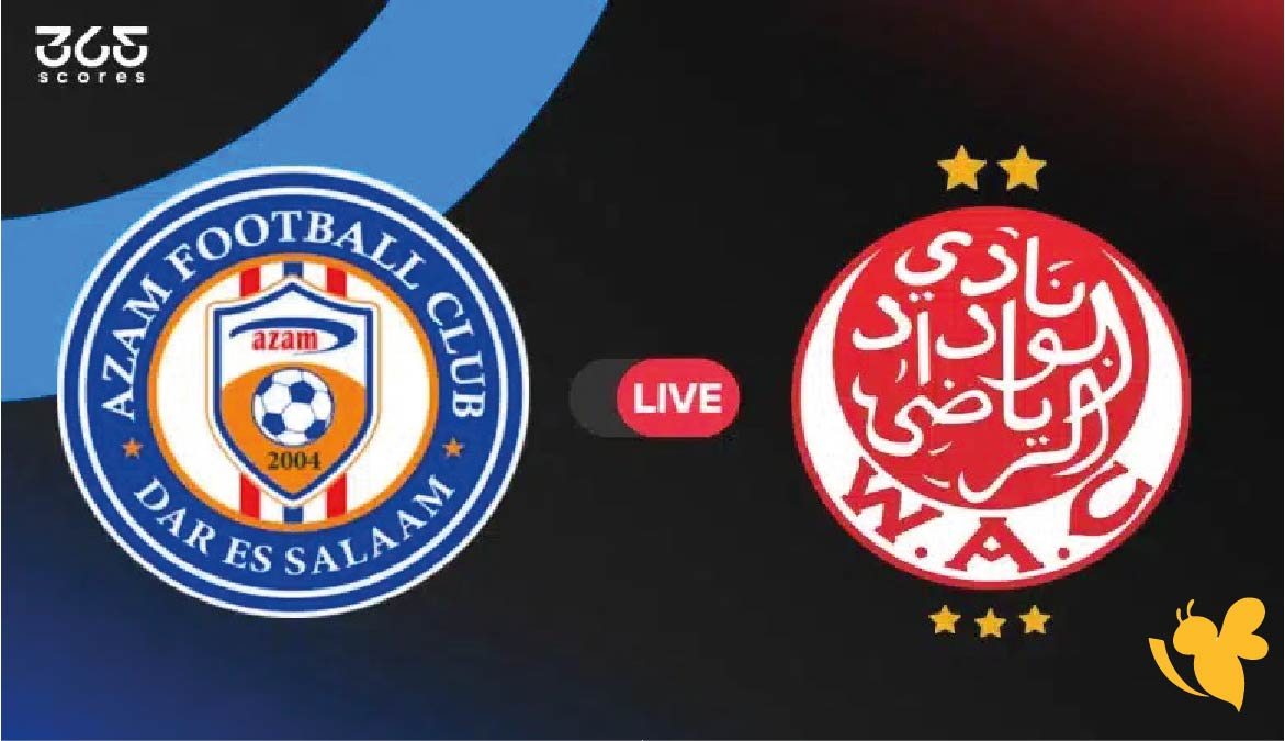 ترقبوا البث المباشر لمباراة الوداد الرياضي ضد عزام التنزاني في كأس الكونفدرالية الإفريقية