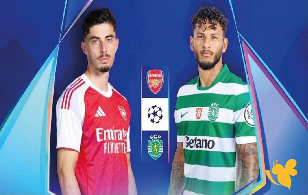 أرسنال ضد سبورتينغ لشبونة.. موعد المباراة والقنوات الناقلة في دوري أبطال أوروبا 2026 أرسنال ضد سبورتينغ لشبونة.. موعد المباراة والقنوات الناقلة في دوري أبطال أوروبا 2026