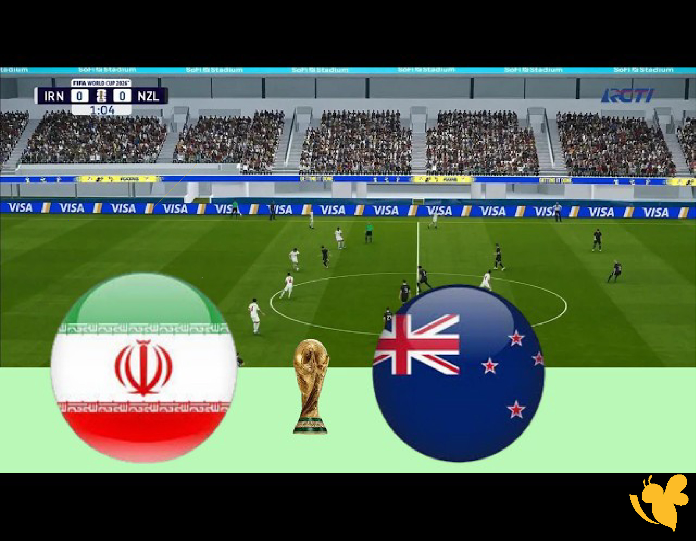 ترقبوا بث مباشر لمباراة إيران ضد نيوزيلندا في كأس العالم 2026