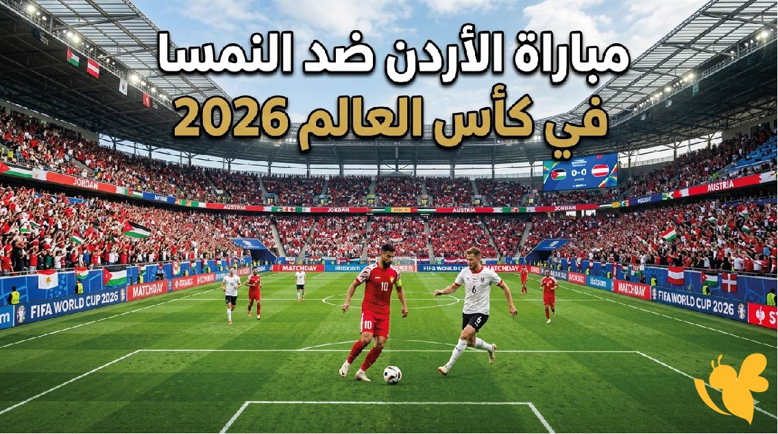 القنوات الناقلة والموعد لمباراة الأردن ضد النمسا في كأس العالم 2026
