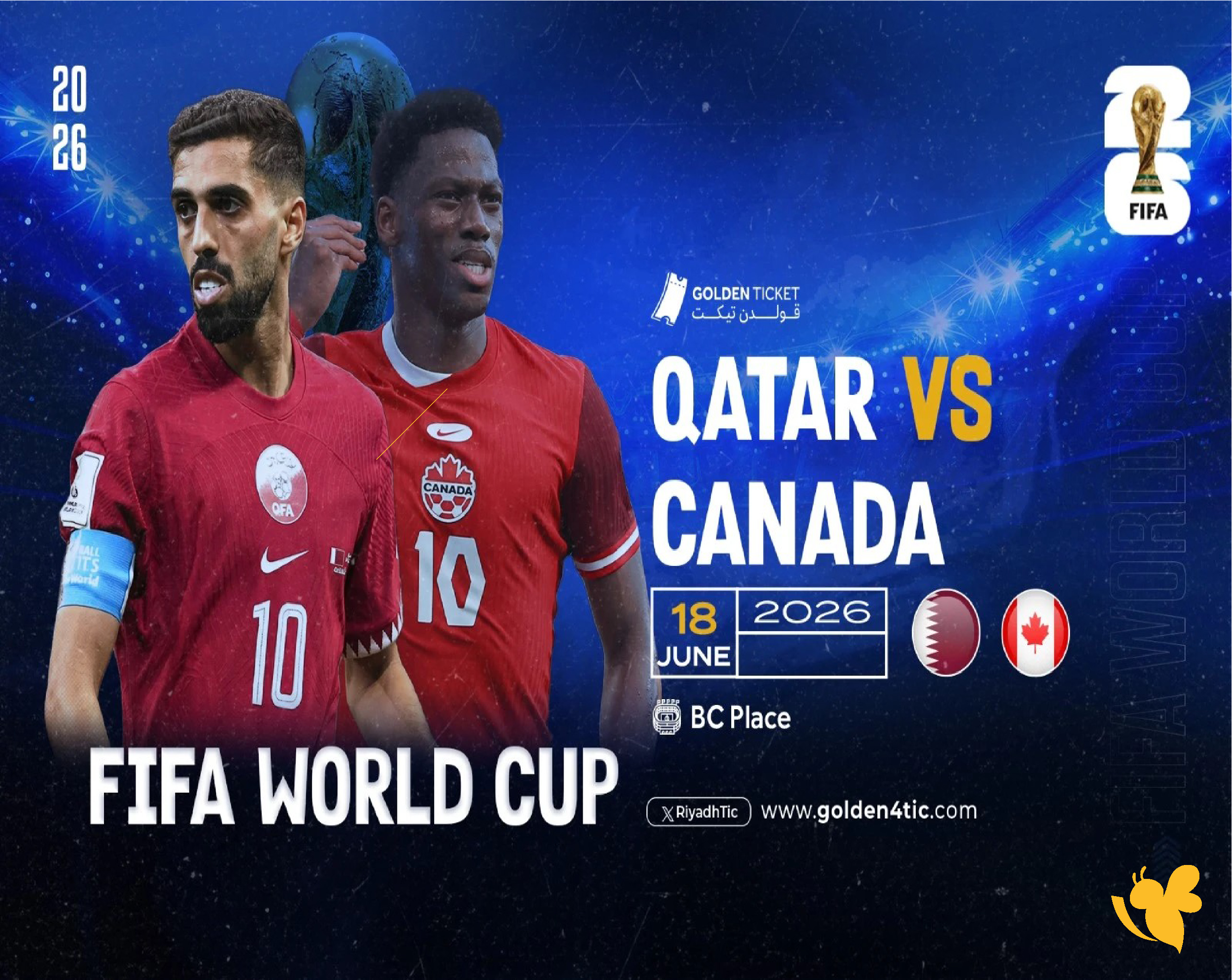 تعرف على موعد لقاء قطر ضد كندا في مونديال 2026 والقنوات التي تبث المباراة