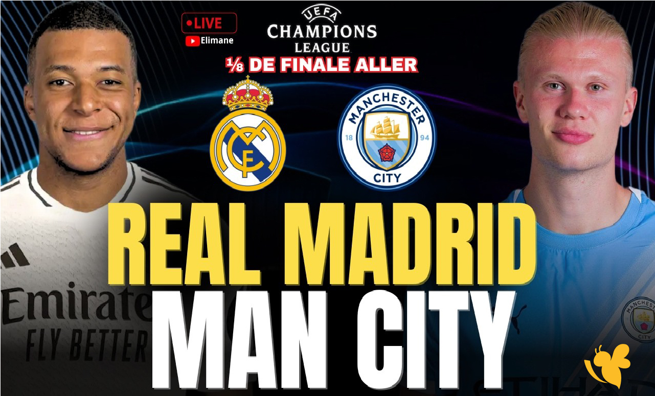 شاهد&nbsp;مباراة ريال مدريد ضد مانشستر سيتي في&nbsp;دوري أبطال أوروبا Live Online