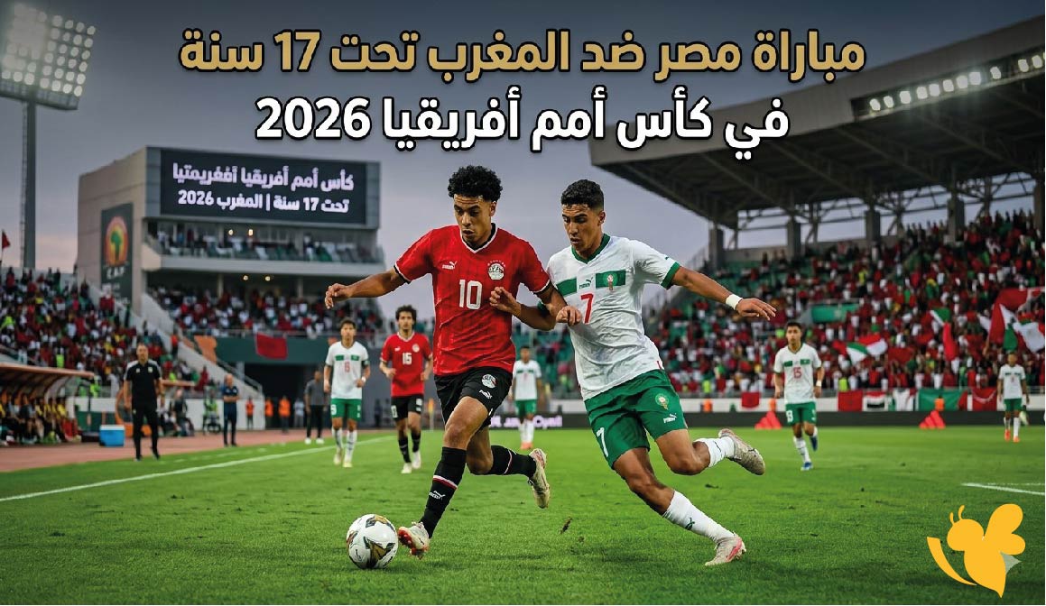 ترقبوا موعد مباراة مصر ضد المغرب تحت 17 سنة في كأس أمم أفريقيا 2026 والقنوات الناقلة