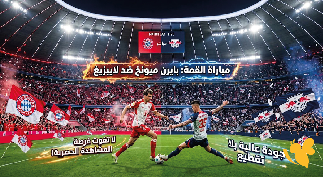 مشاهدة بايرن ميونخ ضد لايبزيغ بث مباشر HD الآن في قمة الدوري الألماني