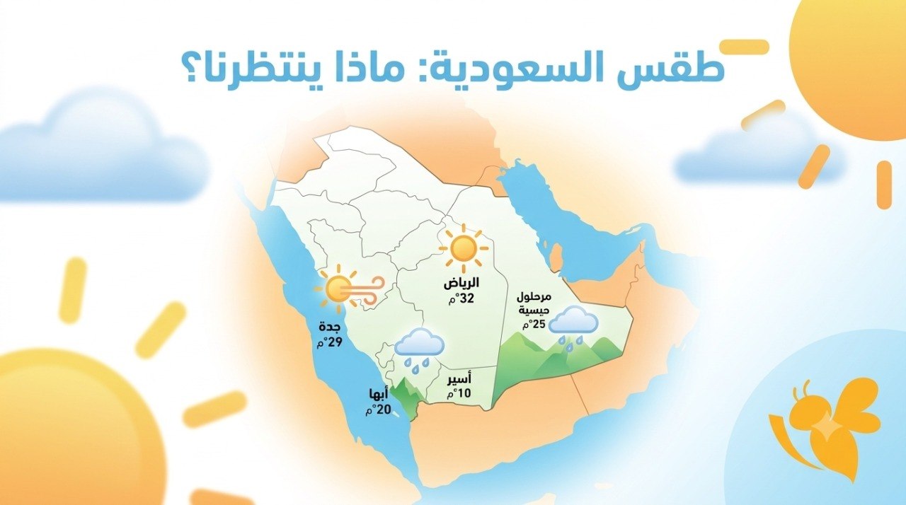 توقعات الأرصاد اليوم.. تقلبات جوية ودرجات حرارة مرتفعة في مناطق المملكة توقعات الأرصاد اليوم.. تقلبات جوية ودرجات حرارة مرتفعة في مناطق المملكة